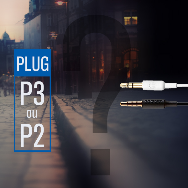 Diferença Plug P2 para P3