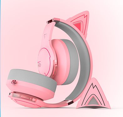 Headset Gamer Orelha de Gato EDIFIER G2II - PINK CAT