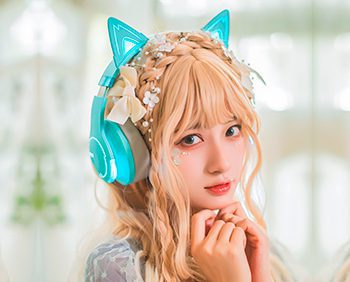 headset gamer azul
