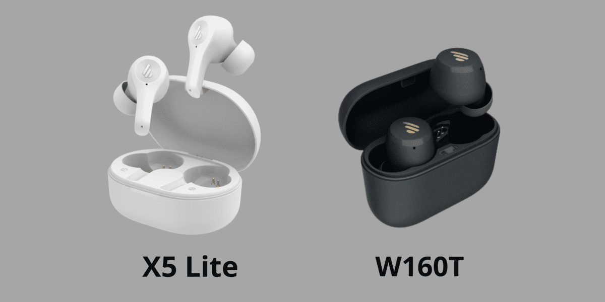 Diferença entre os fones W160T e X5Lite da Edifier